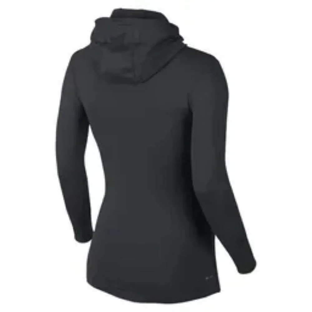 NIKE‎ PRO Black Hyperwarm Fitted Long Sleeve Pullover Active Hoodie Size Medium
